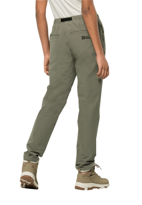 Zaprášený Olivový Pôvod Zimné Vychádzkové Nohavice W Jack Wolfskin