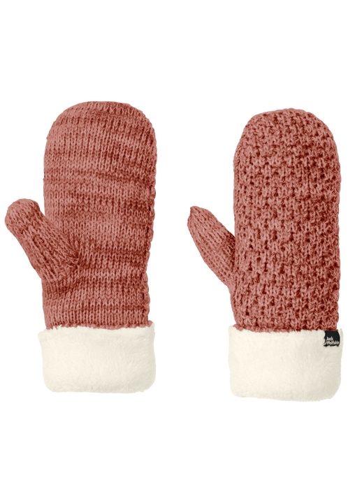 Jesenné červené Highloft Pletené Rukavice Dámske Nové Jack Wolfskin