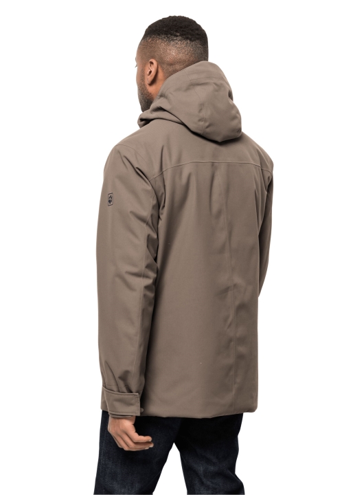 Jack Wolfskin Gaštanový Pôvod Bunda Zo Západného Pobrežia