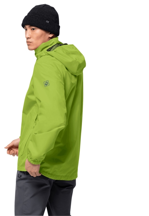 Jarná Limetka Jack Wolfskin Brand Stormy Point Bunda M