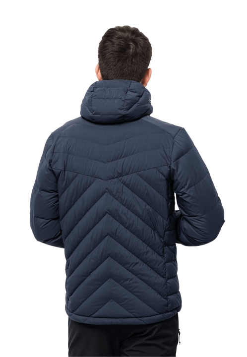 Jack Vlčia Koža Nočná Modrá Atletická Páperová Kapucňa M Značiek