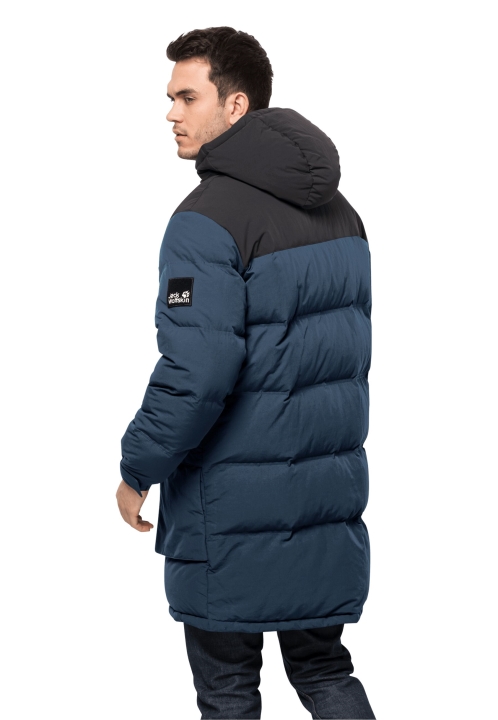 Jack Wolfskin Alex Dlhá Páperová Bunda M Thunder Blue Best