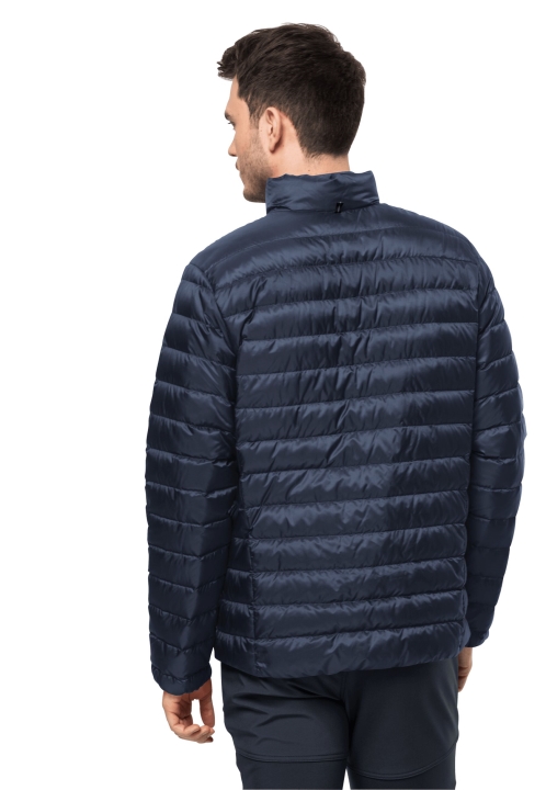 Jack Wolfskin Night Blue Pack & Go Down Jacket M New