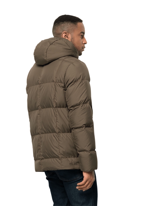 Gaštanové Zamrznuté Jazero Bunda M Jack Vlčia Koža Horúci