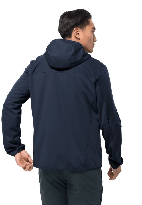 Go Hike Softshell M Jack Vlčia Koža Nočná Modrá Kolekcia