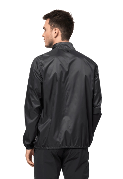Jack Wolfskin Fashion Black Pack & Go Windshell M