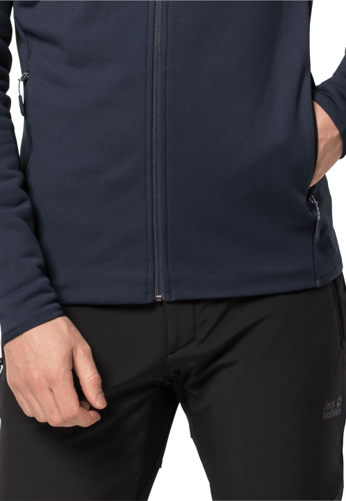 Nočná Modrá Originál Jack Vlčia Koža Baiselberg S Kapucňou Fz M