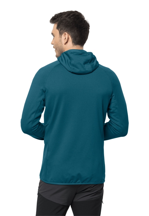 Modrá Koralová Hydro Mriežka S Kapucňou Fz M Jack Wolfskin Best