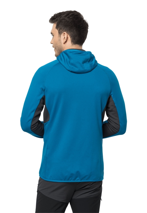 Jack Wolfskin Značky Blue Pacific Hydro Grid Hooded Fz M