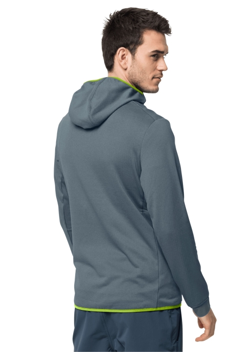 Hydro Grid Fleece M Búrková šedá Jack Vlčia Koža Pôvod