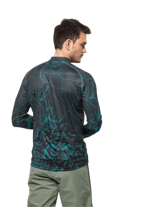 Značka Morobbia L/s Potlačou M Jack Vlčia Koža Modrá Koralová Celoplošná