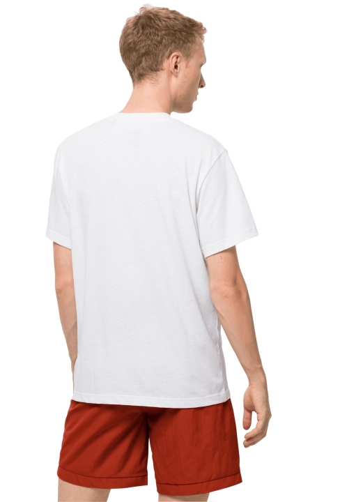 White Rush Jack Wolfskin Ocean Logo T M Hot