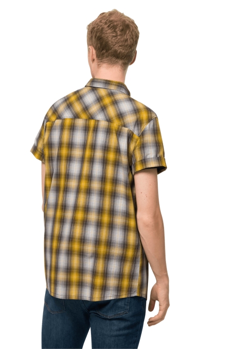 Horúce Chilli Košeľa M Jack Vlčia Koža Statná žltá Xt šeky Nové