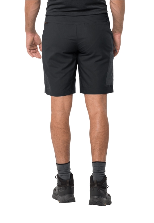 Jack Wolfskin Black Kolekcie Active Track Shorts Pánske