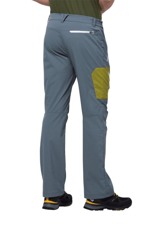 Horúca Búrka šedá Overland Nohavice M Jack Vlčia Koža