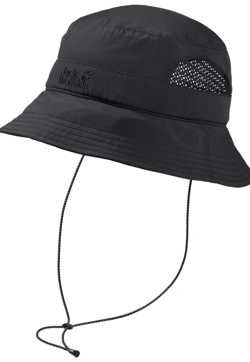 Supplex Vent Bucket Jack Wolfskin New Black