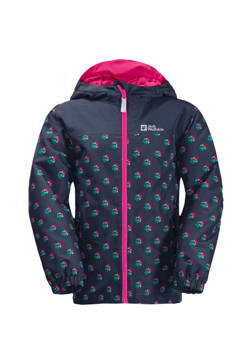 Nočná Modro-ružová Celoplošná Dúhová Bunda Do Labky K Jack Wolfskin