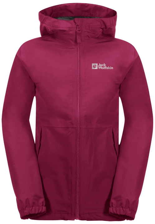 Búrlivá Bodová Bunda K Tmavo Rubínová Originál Jack Vlčia Koža