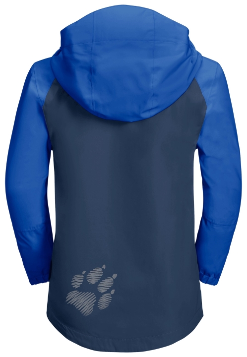 Módna Bunda Tucan Deti Jack Vlčia Koža Tmavá Indigová