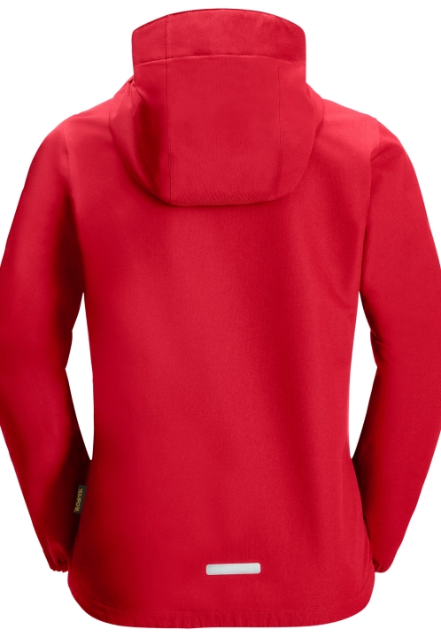 Vrchná červená Najlepšia Flakónová Bunda Z Vlčej Kože K