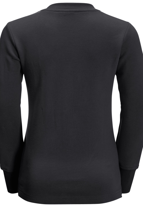 Jack Wolfskin Essential Crewneck K Black Značky