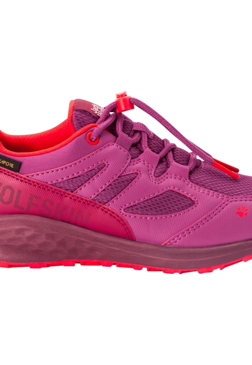 Bordovo-ružová Unleash 4 Speed Texapore K New Jack Wolfskin