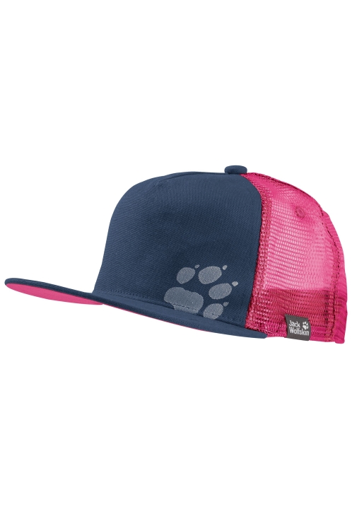 Tmavá Indigová Rebrová čiapka Na Labku Deti Jack Pôvod Z Vlčej Kože