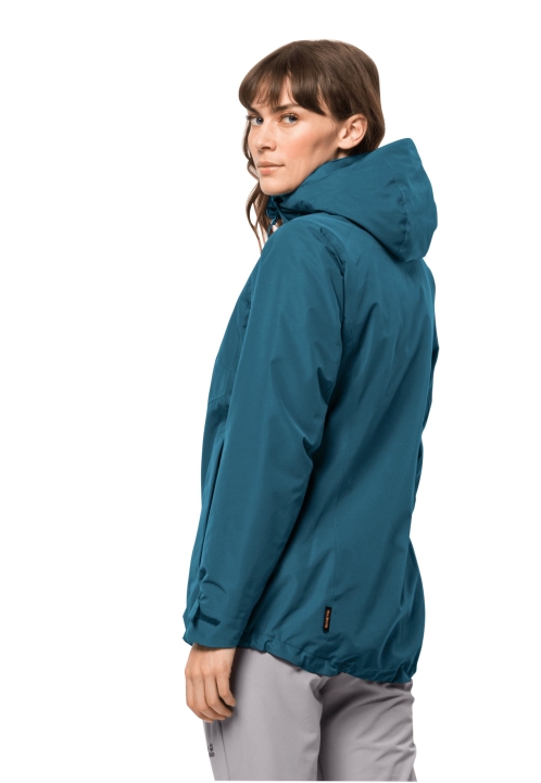 Jack Wolfskin Bergland Bunda 3v1 S Modrým Koralovým Pôvodom