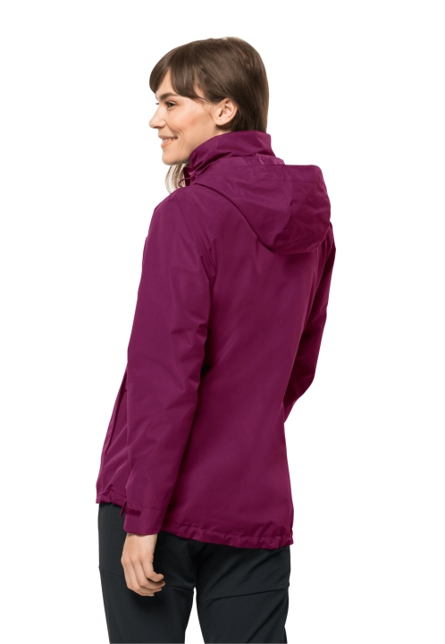 Jack Wolfskin Geisshorn Bunda 3v1 W Značky Wild Berry