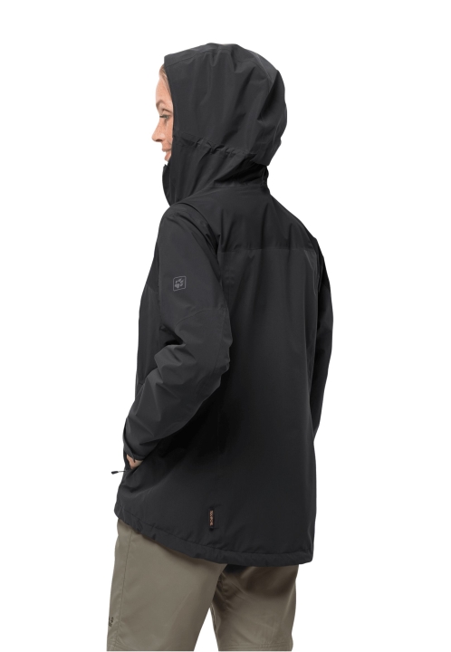 Originálna Turistická Bunda W Jack Wolfskin Black