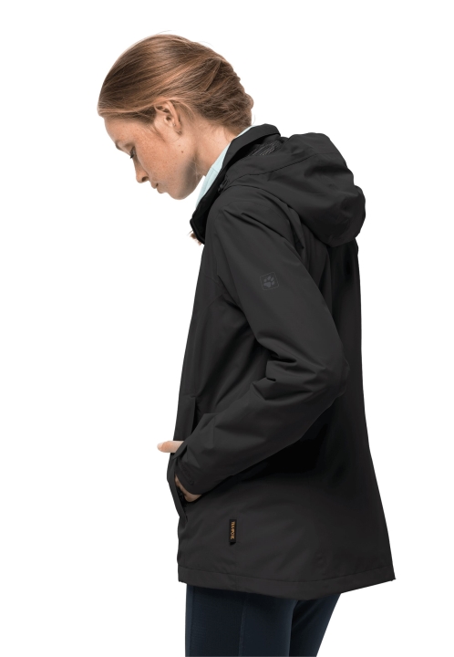 Jack Wolfskin Evandale Bunda S čiernou Kolekciou