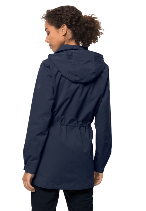 Polnočná Modrá Dakar Parka W Jack Wolfskin Original