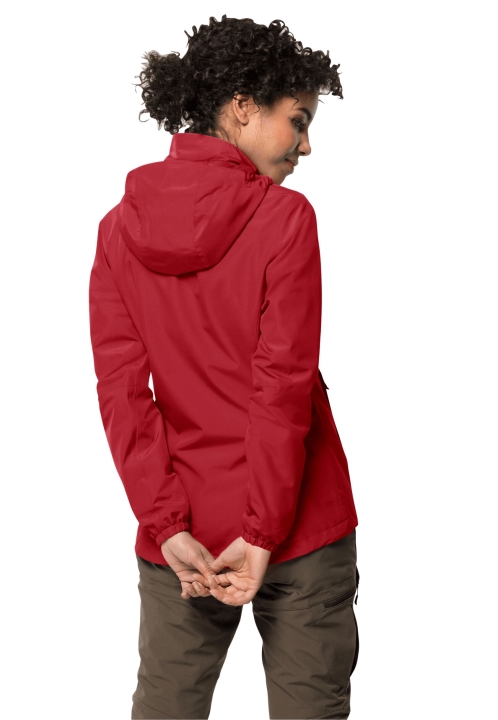 Jack Vlčia Koža Svetlá šarlátová Kolekcia Stormy Point Bunda š