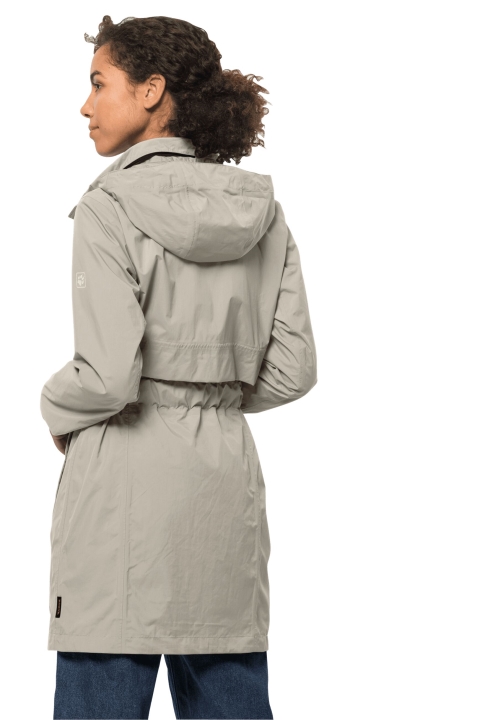 Zaprášený šedý Nový Kabát Norden Port W Jack Wolfskin