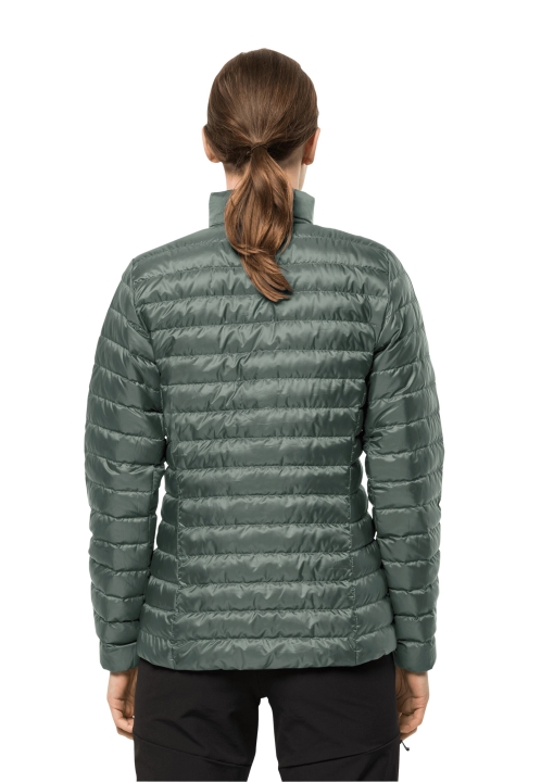 Hedge Green Pack & Go Down Jacket W Jack Wolfskin Origins