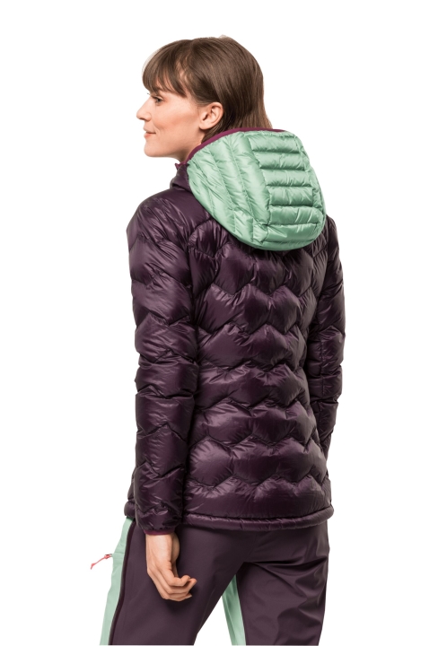 Jack Vlčia Koža Vinič Alpspitze Páperie S Kapucňou W Kolekcia