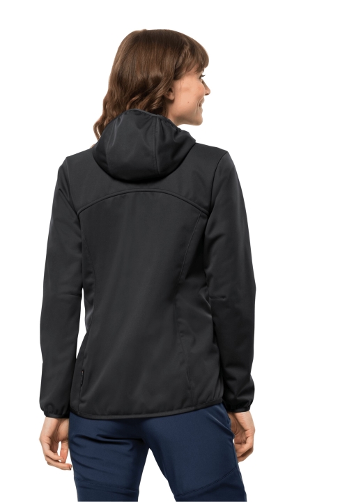 Horúca čierna Mikina S Kapucňou W Jack Wolfskin