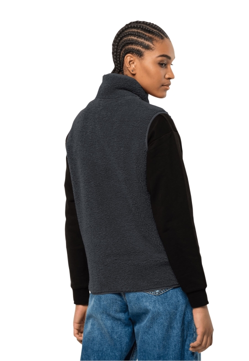 Vysoká Vlnitá Vesta Z Kolekcie Fantómov Z Vlčej Kože