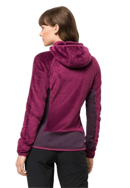 Rotwand Hooded Fz W Jack Wolfskin Brand Wild Berry