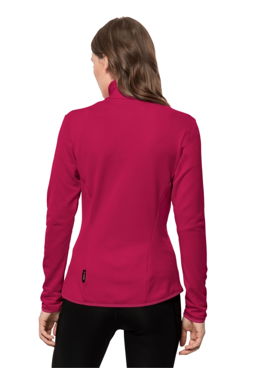 Brusnica Originál Jack Wolfskin Peak Grid Fleece š