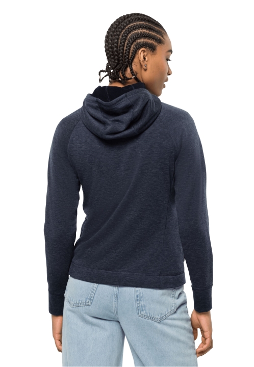 Originál Nočná Modrá Bunda S Kapucňou Waldsee W Jack Wolfskin