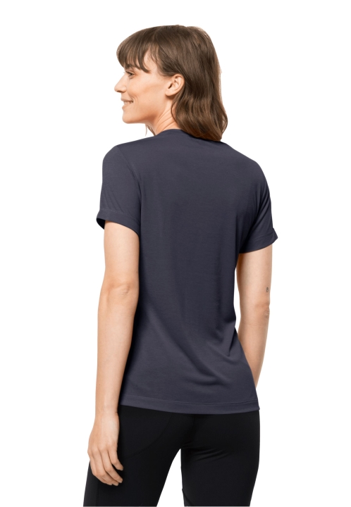 Turistika S/s Grafický T W Jack Vlčia Koža Grafit Zn