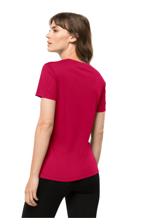 Značka Ružová Dahlia Jack Wolfskin Tech T W