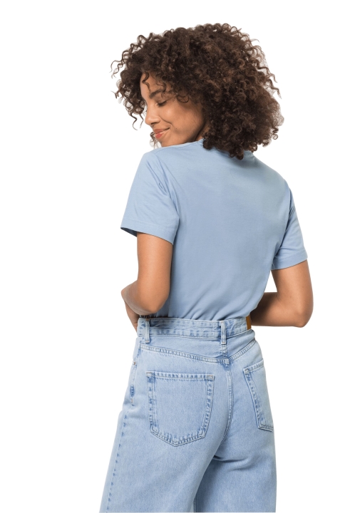 Modrá Hmla Jack Vlčia Koža Divoká Kvetina T W Móda