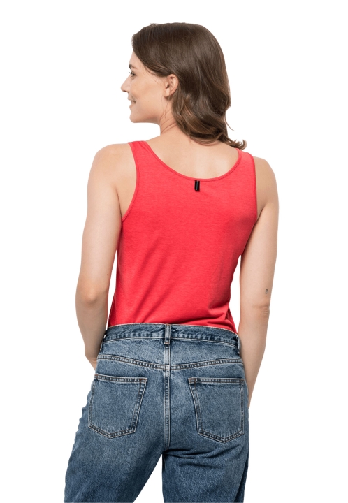 Jack Wolfskin Pack & Go Tank S Kolekciou Tulip Red