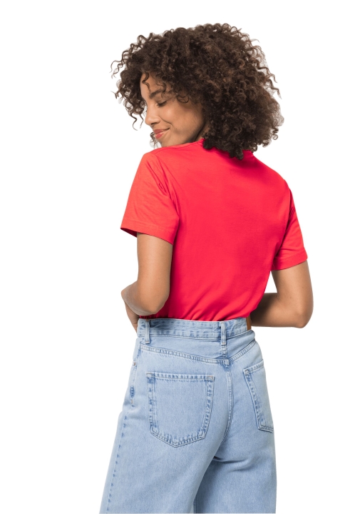 Móda Jack Tulipán Z Vlčej Kože červený Divoký Kvet T W