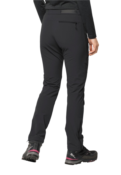 Holdsteig Nohavice V čiernej Kolekcii Jack Wolfskin