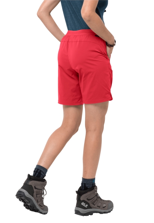 Kolekcie Jack Wolfskin Hilltop Trail Shorts W Tulip Red