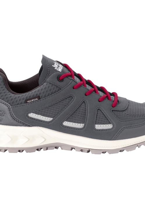 Woodland 2 Texapore Low W Jack Vlčia Koža Sivočervená Zn