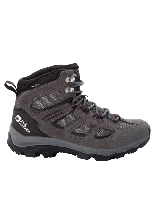 Kolekcie Vojo 3 Texapore Mid W Jack Wolfskin Asfalt Grey-pink